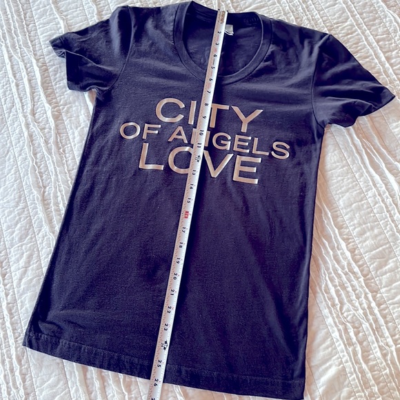 JOHN MAYER 2008 Los Angeles T-Shirt Official Tee Navy Blue “City Love” Silver M - Picture 7 of 7